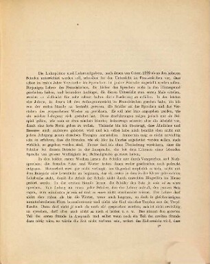 Bemerkungen über den Anfangsunterricht im Französischen