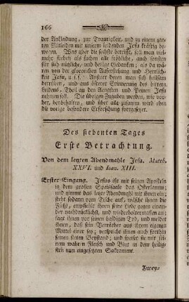 Des siebenten Tages [...]