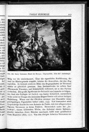 Abb. 172. Paolo Veronese: Raub der Europa. Dogenpalast. Sala dell' Anticollegio
