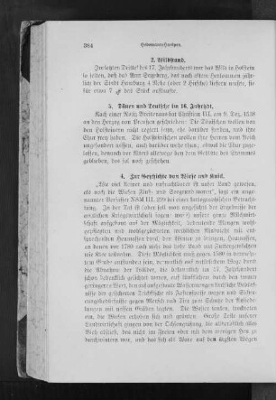 Zur Geschichte von Wiese und Knick.