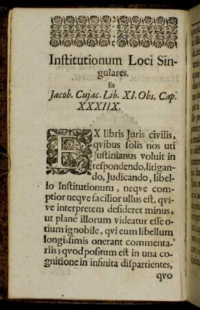 Institutionum Loci Singulares.