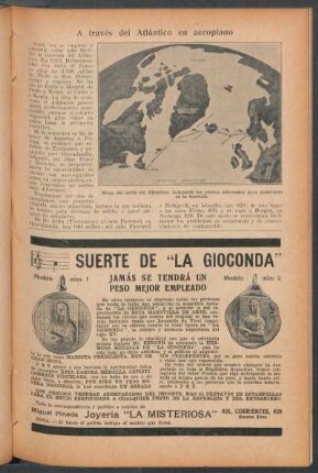 A través del Atlántico en aeroplano