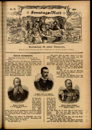 Ausgabe vom Sonntag, den 15. Mai 1904.