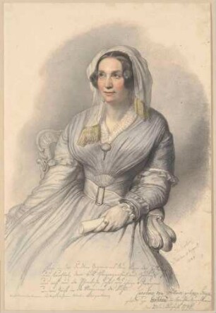 Bildnis Zöllner, Karoline von (1795-1868), Schriftstellerin