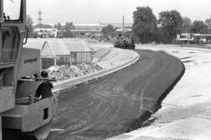 Bau der Umgehungsstraße Daxlanden zwischen Taubenstraße und Hermann-Schneider-Allee