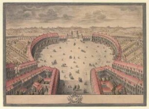 "Das Rondell, der spätere Belle-Alliance-Platz und heutiger Mehringplatz"