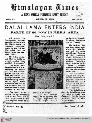 No. XXXIII (05 April 1959)