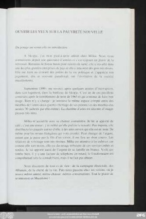 Ouvrir Les Yeux Sur La Pauvreté Nouvelle