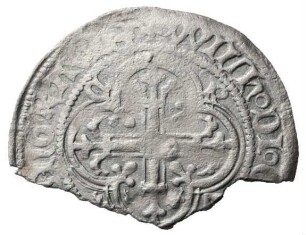 Fundmünze, Meißner Groschen, um 1393 - 1395