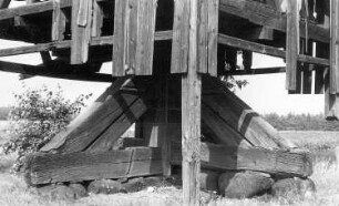Kasel-Golzig-Schiebsdorf. Bockmühle, ruinös, Detail