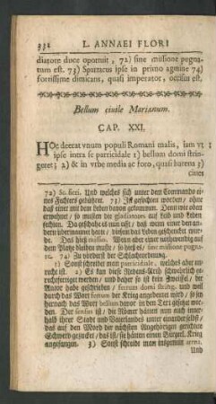 Bellum ciuile Marianum. Cap. XXI