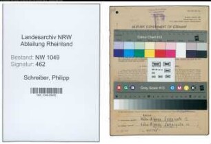 Entnazifizierung Philipp Schreiber , geb. 08.05.1902 (Schuhmacher)