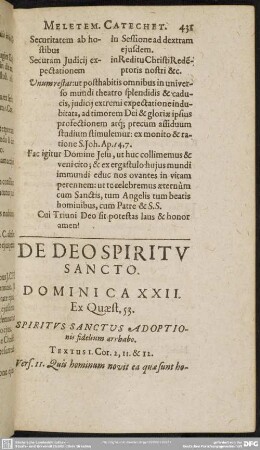 Dominica XXII. Ex Quaest. 53.