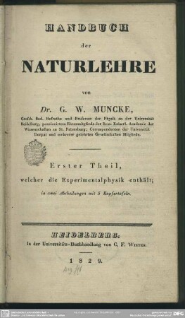 1: Experimentalphysik