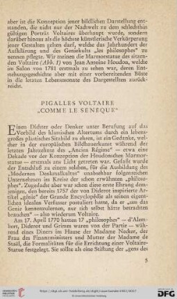 Pigalles Voltaire "Comme le Sénèque"