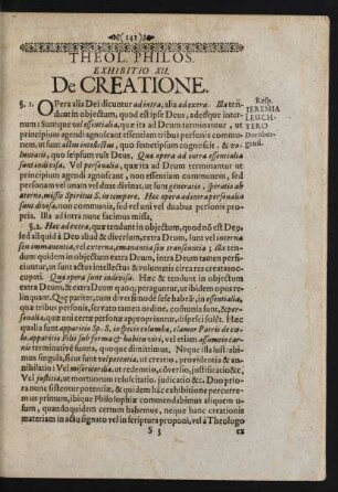 Theol. Philos. Exhibitio XII.