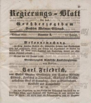 Nr. 3 : 23. Januar 1839