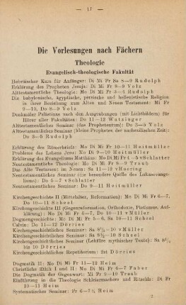 17-19, Theologie