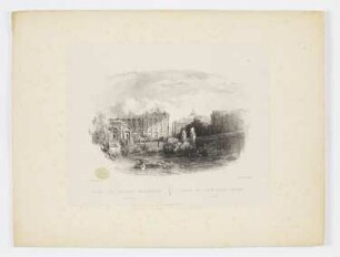 Vue du Garde-Meubles à Paris, Blatt 12 der Folge "Album mit zwölf Zeichnungen"