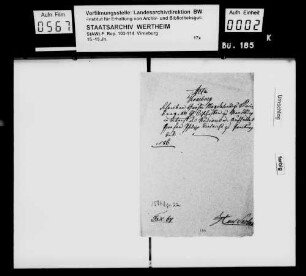 Bittgesuch der Gräfin Magdalena von Manderscheid und der Grafen Dietrich VI. von Manderscheid und Hermann von Manderscheid-Blankenheim an Bischof Johann von Straßburg wegen der Erziehung Graf Philipp Dietrichs von Manderscheid nach der Augsburgischen Konfession (Konzept).