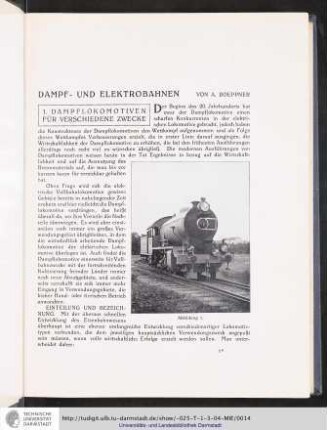 Dampf- und Elektrobahnen