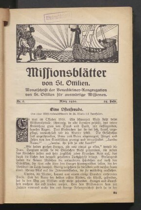 Nr. 6. März 1920. 24. Jahrgang