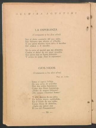 Ojos-nidos : (Compuesta a los diez años)
