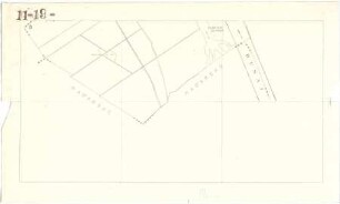 Fischer, Theodor; Pressburg (Bratislava, Slowakei); Wettbewerbs - Unterlagen - Baulinienplan