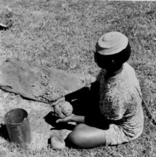 Making Clay into a ball