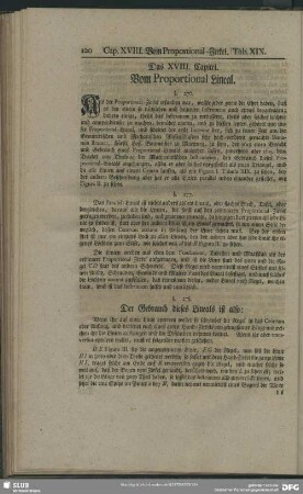 Das XVIII. Capitel. Vom Proportional-Lineal
