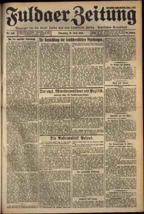 Ausgabe vom Dienstag, den 19. Juni 1928.