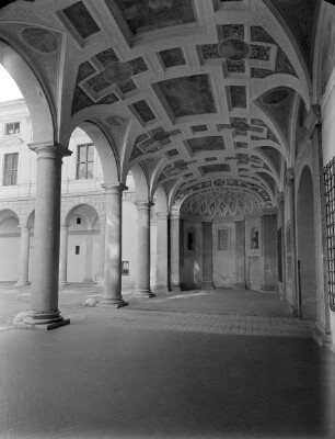 Stadtresidenz — Italienischer Bau (Westflügel) — Loggia