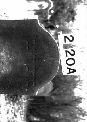 Grabstein A I/2/20A