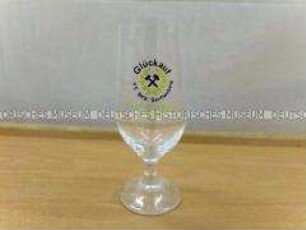 Bierglas "Glückauf / VE BKK Senftenberg / Für hohe Einsatzbereitschaft"