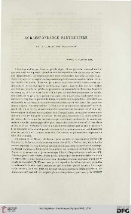 5: Correspondance particulière de la Gazette des Beaux-Arts