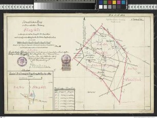 Situationsriss der Braunkohlenmutung"Stieglitz"bei Stieglitz Krs. Czarnikau