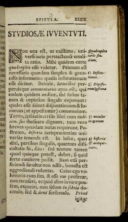 Studiosæ Iuventuti.