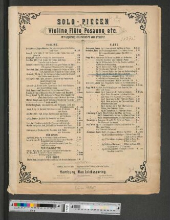 Concert-Walzer : Op. 323 ; für Flöte mit Piano