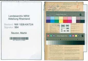 Entnazifizierung Martin Seuren , geb. 05.10.1896 (Kaufm.Angestellter)