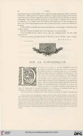2: Sur la contrefaçon