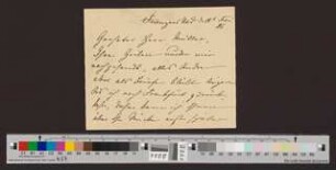 Autograph- Auskunft Werke Herr Müller
