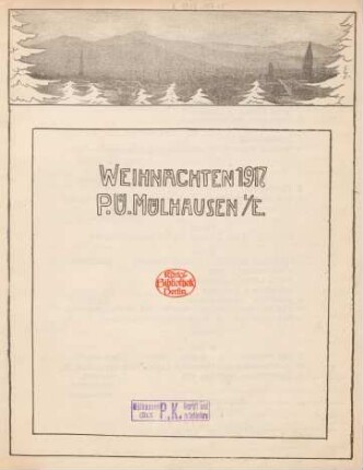 Weihnachten 1917