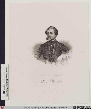 Bildnis Carl Gustav von Berneck (Ps. Bernd von Guseck)
