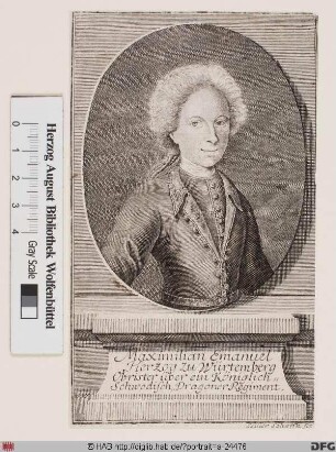 Bildnis Maximilian Emanuel, Prinz von Württemberg