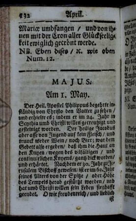 Majus. = May.