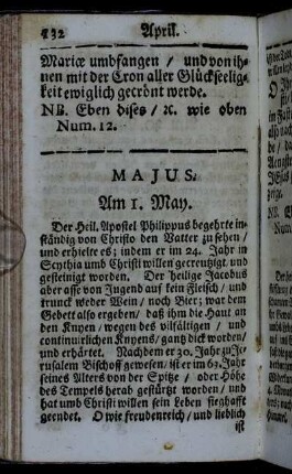 Majus. = May.
