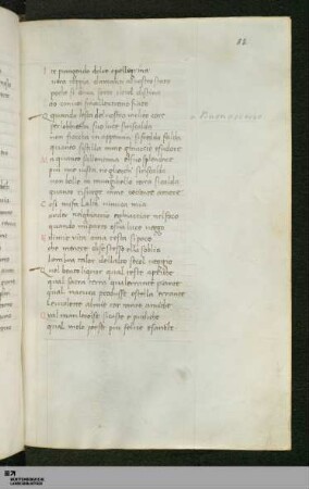 [Buonaccorso da Montemagno]: 12 Sonette