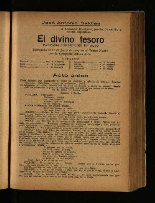 El divino tesoro