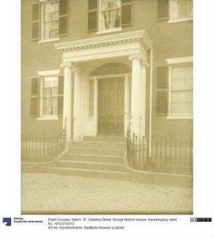 Salem, 37, Chestnut Street, George Nichols House, Hauseingang