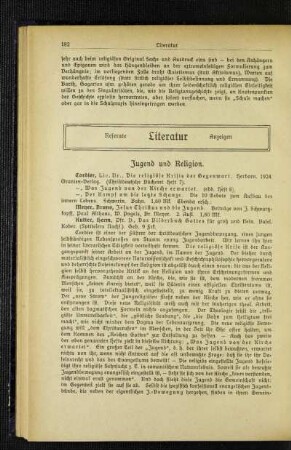 Jugend und Religion